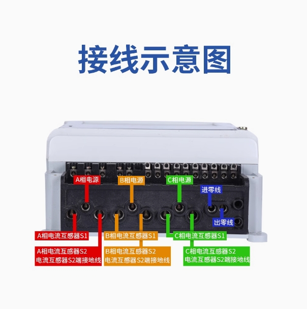 杭州华立三相四线智能电能表Modbus DSZ535 0.5S级 高压3X100V 1.5(6)A/0.015-0.075/6A
