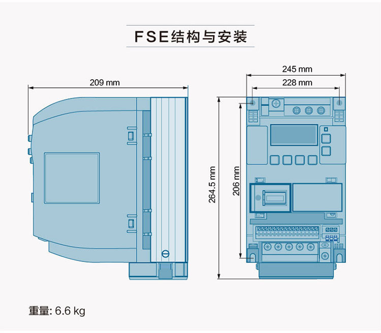 SIEMENS/西门子 V20系列单相变频器 6SL3210-5BB21-1UV1（功率1.1kW 电源电压200V-240V）