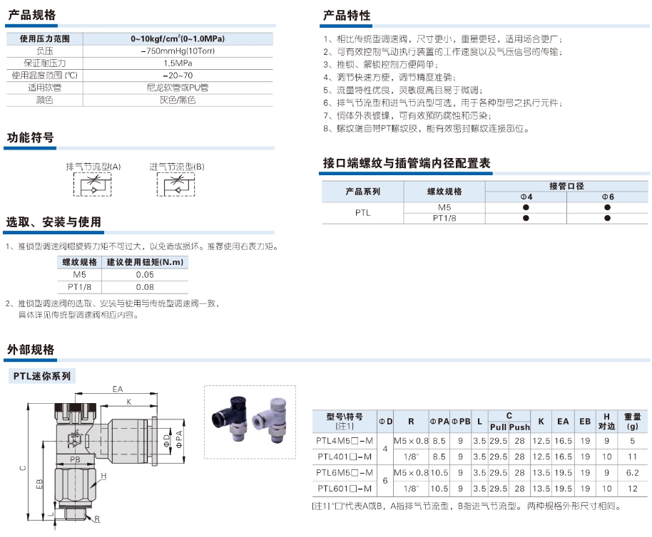 �ǵ¿������ͽ�����PTL6M5B-M���׵��ٽ�ͷ
